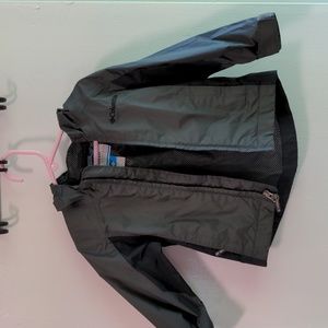 2T Columbia rain jacket (grey and black)